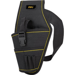 DELI ELECTRIC DRILL WAIST BAG 26x15CM BLACK