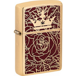 Αναπτήρας Zippo Queen of Bud Passionate Rose and Crown Design 47108
