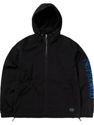 NO PROBLEMO NP Contrast Nylon Jacket - Black