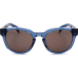 Rag & Bone RNB6001/S PJP/51 Ανδρικά Γυαλιά Ηλίου Στρογγυλά Κοκάλινα Μπλε με Μαύρο Degradee Φακό