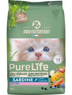 Pro-Nutrition Flatazor Pure Life Kitten with Sardine 2kg