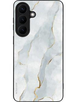 Sonique Marble Series Back Cover White 01 (Samsung Galaxy S26 Plus)