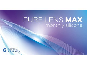 Pure Lens Max monthly silicone 6pk