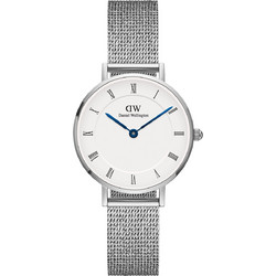 Daniel Wellington Petite Γυναικείο Ρολόι με Ασημί Μεταλλικό Μπρασελέ DW00100684