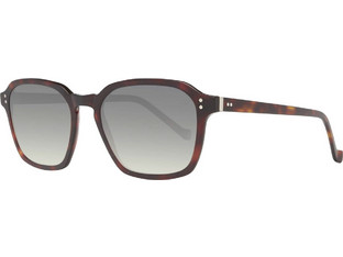 Hackett HSB86614352 Ανδρικά Γυαλιά Ηλίου Τετράγωνα Κοκάλινα Μαύρα με Μαύρο Polarized Φακό
