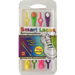 Λαστιχοκορδόνια Πολύχρωμα Smart Laces - 14 Τεμάχια (9250)
