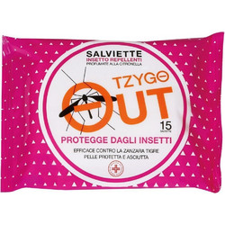 Tzygo Out Υγρά Εντομοαπωθητικά Μαντηλάκια 15τμχ