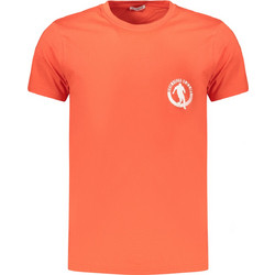 BIKKEMBERGS MEN'S SHORT-SLEEVE T-SHIRT ORANGE Πορτοκαλί