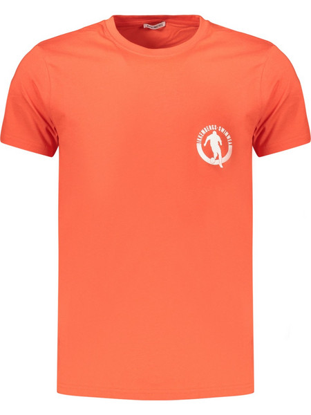 BIKKEMBERGS MEN'S SHORT-SLEEVE T-SHIRT ORANGE Πορτοκαλί