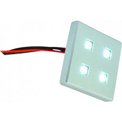 EUROLITE BUILT-IN 4-LED MODULE ΑΣΠΡΟ LED DL-4-6 WHITE