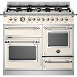 Bertazzoni HER106L3EAVT Κουζίνα Ηλεκτρική 104lt με Εστίες Αερίου 99.5cm