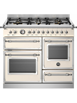 Bertazzoni HER106L3EAVT Κουζίνα Ηλεκτρική 104lt με Εστίες Αερίου 99.5cm