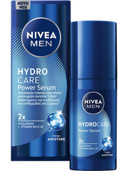 Nivea Men Hydrocare Power Ενυδατικό Serum Προσώπου με Υαλουρονικό 30ml