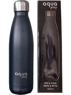 Μπουκάλι Θερμός 500 ml AquaPlay Μαύρο