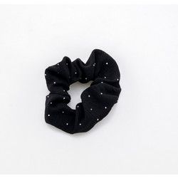 Soft Scrunchie Μαλλιών που δεν Σπάει την Τρίχα-Μαύρο Μαύρο Novita