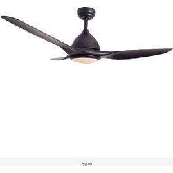 Aca FANKVBL10G Ανεμιστήρας Οροφής 132cm 40W με Φως & Τηλεχειριστήριο Μαύρος