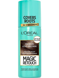 L'Oreal Paris Magic Retouch Hair Concealer 7 Medium Iced Brown Spray Βαφής Μαλλιών 75ml