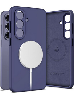 Tech-Protect Silicone MagSafe Case for Samsung Galaxy S26 - Purple