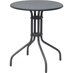 Τραπέζι Κήπου μεταλλικό Grey Φ60cm
