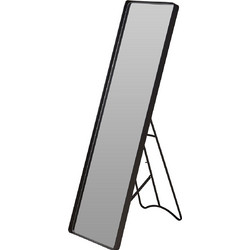 MRShome Επιδαπέδιος Καθρέπτης Μεταλλικός 113cm Black MRShome DF-0040000