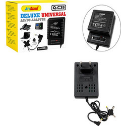 Andowl Ρυθμιζόμενο Τροφοδοτικό AC/DC Universal 1500mA με Εναλλάξιμα Βύσματα Q-C39 - Adjustable Universal AC/DC Power Adapter 0751195