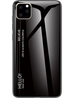 Forcell Θήκη Σκληρή Glass Black (iPhone 11 Pro Max)