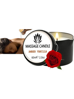 Massage Candle Rose - Αρωματικό Κερί Μασάζ Τριαντάφυλλο 60ml Gaia Products