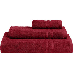 Πετσέτα AVELA BURGUNDY MADI μπάνιου: 80 x 150 εκ