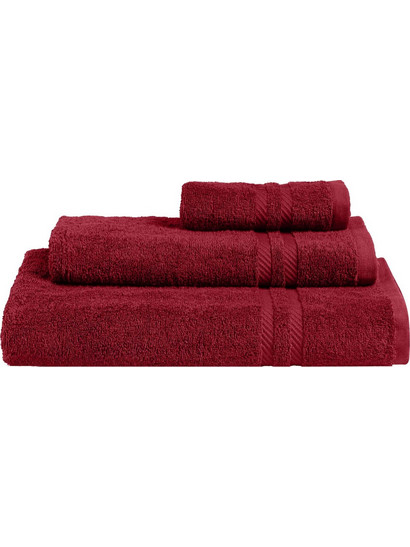 Πετσέτα AVELA BURGUNDY MADI μπάνιου: 80 x 150 εκ