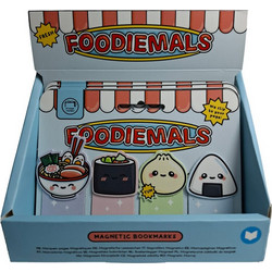 Foodiemals Ramen and Sushi magnetic bookmark set 24 Τεμ