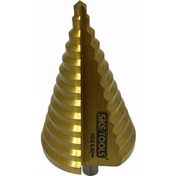 Τρυπάνι κωνικό 6 - 52 mm με επικάλυψη τιτανίου, SKS TOOLS 40020043