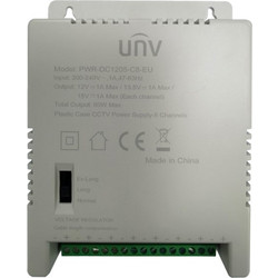 Uniview PWR-DC1205-C8-EU Switching Τροφοδοτικό CCTV 8 Εξόδων 12VDC 60Watts