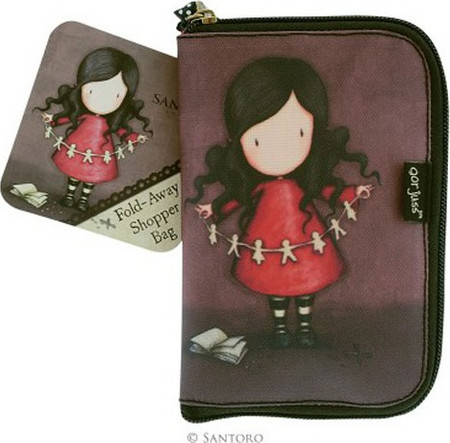 Τσάντα Shopper bag Santoro gorjuss - I found my family in a book 308GJ12