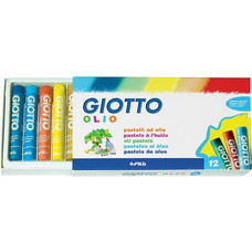 Λαδοπαστέλ GIOTTO OLIO MAXI 12 χρωμάτων 293400