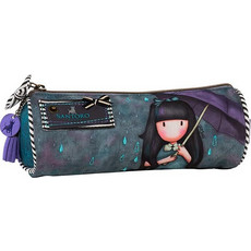 Santoro Gorjuss My Umbrella Κασετίνα Βαρελάκι Γκρι 177323