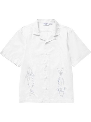 Service Works Mackerel Πουκάμισο SW221-OFF WHITE