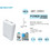 Newtop PB24 Power Bank 10000mAh με 2 Θύρες USB-A White