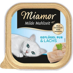 Finnern Miamor Adult Milde Mahlzeit with Poultry & Salmon 100gr