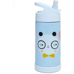 Petit Monkey Panda Love Παιδικό Μπουκάλι Θερμός Ανοξείδωτο BPA Free Λιλά