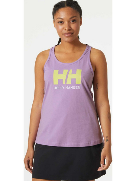 HELLY HANSEN Αμάνικη Μπλούζα W LOGO PURPLE