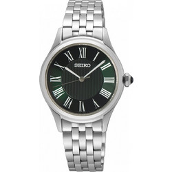 Seiko Conceptual Γυναικείο Ρολόι με Ασημί Μεταλλικό Μπρασελέ SUR611P1