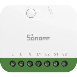 SONOFF smart διακόπτης MINI DUO, 2 κανάλια, WiFi, συμβατός με Matter, 16A, λευκός