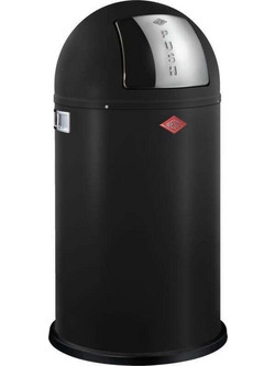 Wesco Κάδος Απορριμμάτων Πλαστικός Μαύρος 50lt 112795
