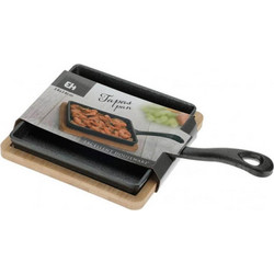 Μαντεμένιο πιάτο σερβιρίσματος tapas Excellent Houseware με σανίδα bamboo Διαστάσεων 24.5x15.5x5cm