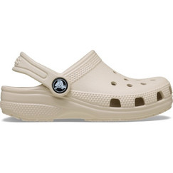Crocs Classic Clog Παιδικά Παπούτσια Θαλάσσης Ανατομικά Μπεζ 206990-2MC
