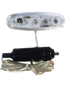 Διακοσμητικός Φωτισμός Led Πλαφονιεράκι 5.5 x 2 cm TR-2250 3 Led Μπλε & 2 Led Κόκκινα 1 Τεμάχιο