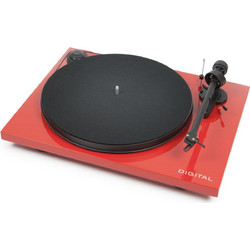 Pro-Ject Audio Essential II Turntable Digital Πικάπ με Προενίσχυση Red