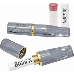 BIG BEN - Πιπάκι 6mm Γκρι Marble για Στριφτό και Slim Τσιγάρο