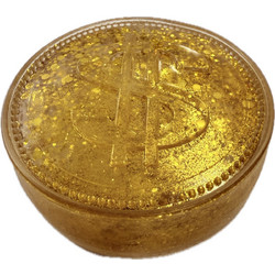 Antistress Coin Νόμισμα Χρυσό με Μαλτόζη Αργής Επαναφοράς 8cm