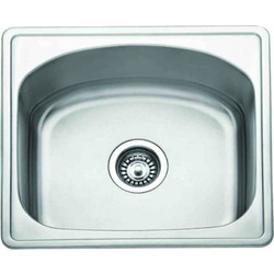 Gloria Tetras 440 Ένθετος Νεροχύτης Inox Σατινέ 44x38cm